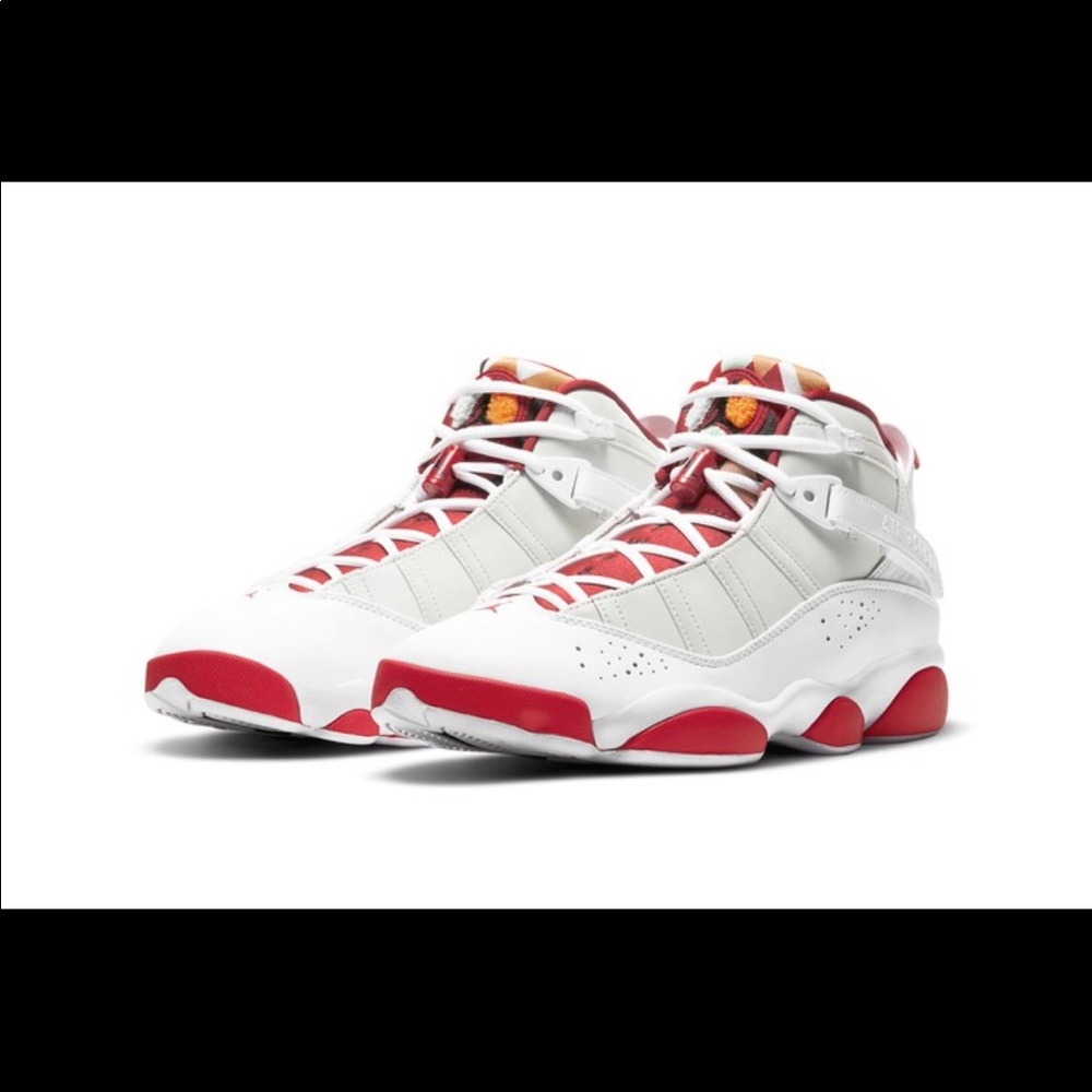 DD5077-105 Men’s Sz 8.5 Air Jordan 6 Rings Hare